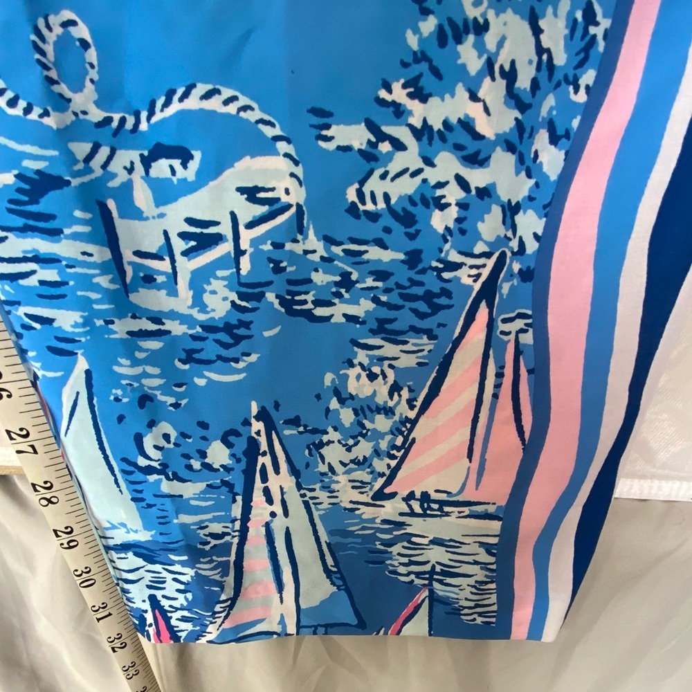 Lilly Pulitzer Blue sailboat Pants - Picture 6 of 7